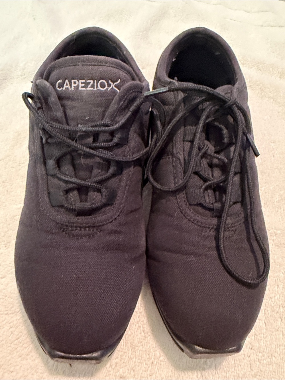 Capezio Black Canvas Men’s Jazz Dance Sneakers